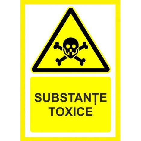 Placuta pentru substante toxice